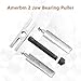 Amerbm Two Jaw Bearing Puller Remover 30mm - 90mm Adjustable Puller Tool for Special Design for Narrow Spaces Removal Small Bearing or Gears