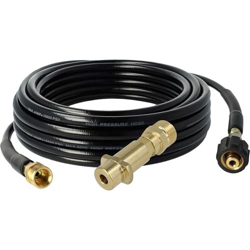 vhbw Set de accesorios de 2 uds. reemplaza Kärcher A 4.762-061.0 para hidrolimpiadora - adaptador de conexión, tubo de extensión