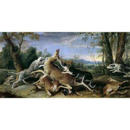 Chasse au cerf impression sur toile pour sublimer votre chambre