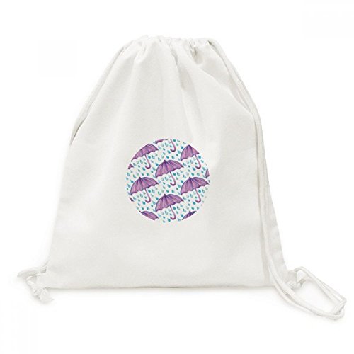Sac à dos cordon parapluie violet résistant pour protéger vos affaires