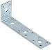 Produktbild 50 Winkel Winkelverbinder Lochplattenwinkel 50 x 150 x 35 mm Weiss Verzinkt