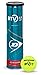 Dunlop Tennisball BTV 1.0 – offizieller Spielball für alle Bodenbeläge (1x4er Dose)