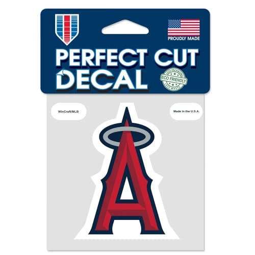 Wincraft MLB Angels Perfect Cut Color Decal, 4