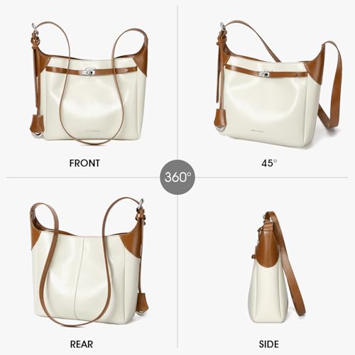 Bolso Hobo de cuero para mujer tipo Tote y Satchel miniatura 4
