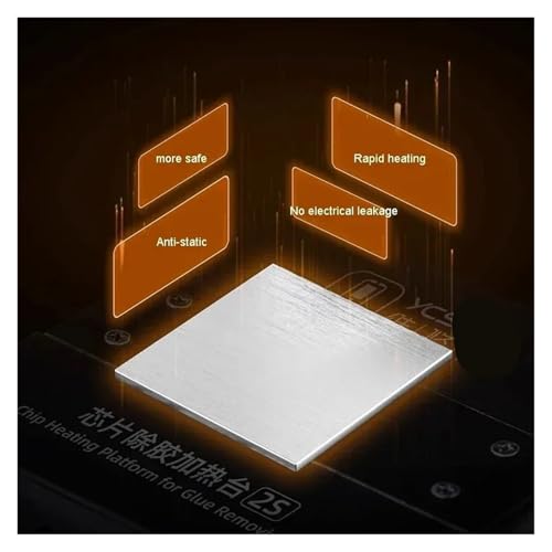 Eliminación pegamento chip mediante plataforma calefactora de precisión 3
