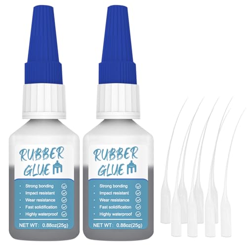 Kintsukuroi Pegamento de Goma Extra Fuerte, 50g, Resistente al Agua, para Productos de Goma, Neumáticos, Cinturones, Botas, Manualidades