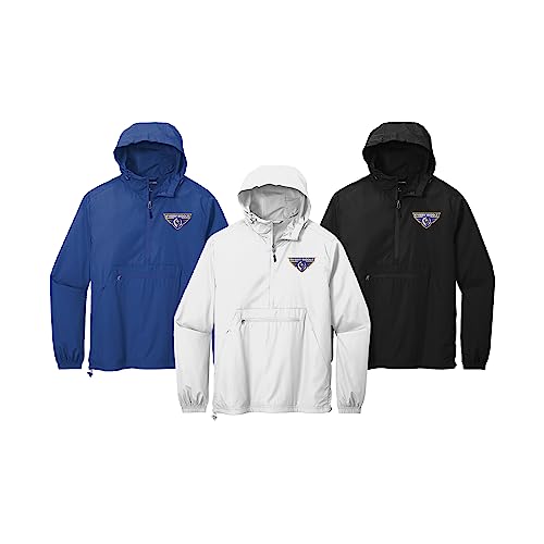 Sorority Letters Shop Embry-Riddle Aeronautical University Windbreaker - Packable Anorak Pullover2