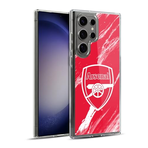 Funda de Gel Arsenal FC Mármol Rojo para Samsung Galaxy S23 Ultra