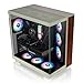 Thermaltake View 380 XL WS ARGB; Mid Tower Chassis; Side Wood Trim; 4x120mm ARGB Fans Included; 420mm GPU Clearance; ATX/mATX/mITX; Hidden Connector Support; Dual Chamber;Matcha Green;CA-11E-00MEWN-WS