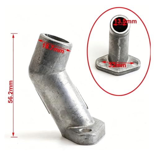 Colector de admisión para carburador de motocicleta de 49cc 66cc 80cc de 32mm 2