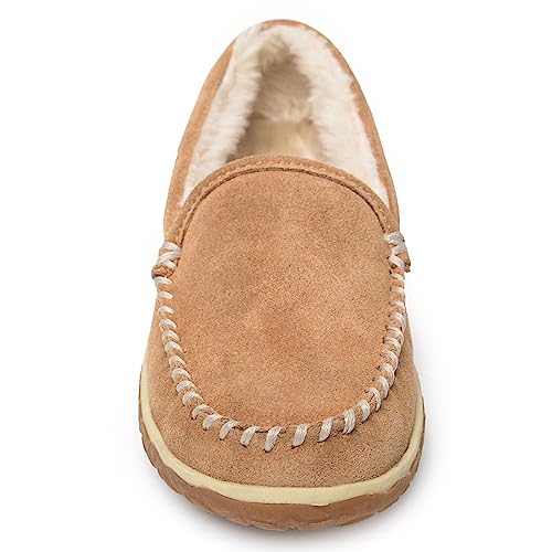 Minnetonka Women's Tempe Suede Slippers2