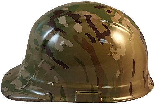 Texas America Safety Company Hydro Dipped Cap Style Hard Hat - Multicam Camo #TOP1