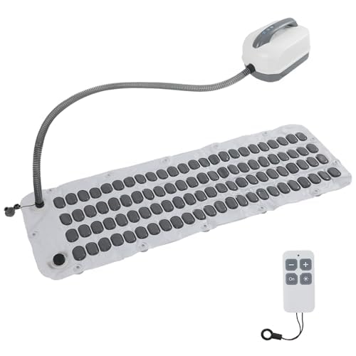 Tapis de bain à bulles électrique portable antidérapant et étanche avec ventouses et fonction thermique réglable