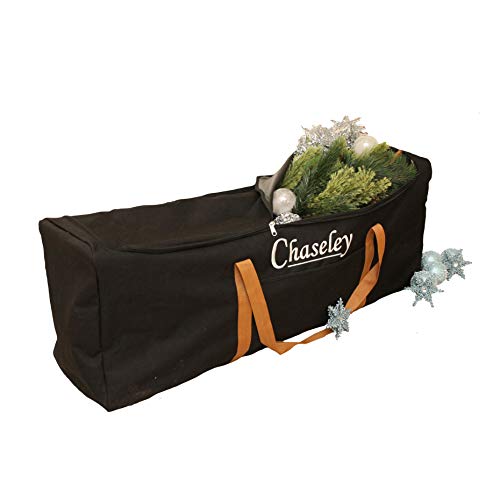 Chaseley Bolsa Extra Grande para Guardar Árbol Decoración de Navidad Material Fuerte Cosido Doble Cremallera Tres Vías Resistente UV Impermeable Cover