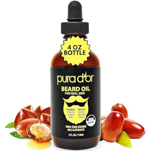 PURA D'OR Organic Beard Oil Cover