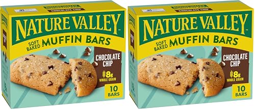 Image of Nature Valley Soft-Baked Muffin Bars, Chocolate Chip, Snack Bars, 10 ct (Pack of 2)
