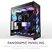 NZXT H9 Flow RGB+ (2025) – Large Dual-Chamber ATX Mid-Tower Airflow PC Case – Includes 7 RGB Fans (6 x 140mm, 1 x 120mm) & Control Hub – 420mm Radiator Support – Back-Connect Ready – Black