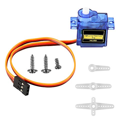 Aitrip 6Pcs Sg90 9G Servo Motor Kit For Rc Robot Arm Helicopter Airplane Remote Control #TOP1