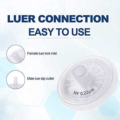 Image of Sterile Syringe Filter Nylon Hydrophilic Filtration 0.22 um Pore Size, 25 mm Membrane Diameter Sterile Nylon Membrane Individually Packed 20 /pk by Labfil