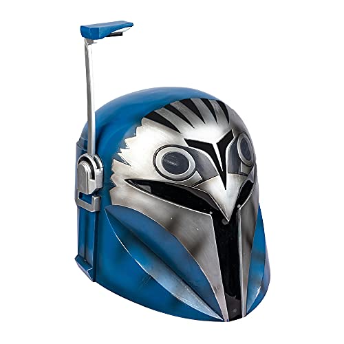 X-Costume Bo-Katan Helmet Cosplay Adult Resin Full Head Mask Costume Halloween Merchandise Accessories, Blue, Medium #TOP1