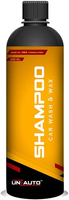Uniauto Car wash and wax Shampoo (500 ml) | Remove Dirt with High Foam Shampoo | Restore Gloss with Car Liquid Wax | Remove Tough Dirt | Safe on Paint | Best for Car Wash at Home