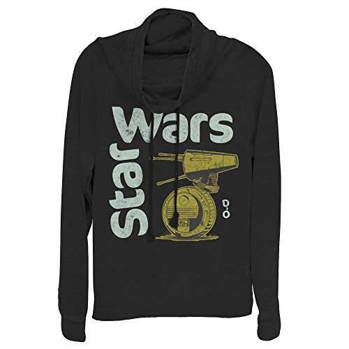 Star Wars Women's Lil Droid Pullover Sweater, Black, X-Small