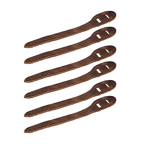 Hide & Drink, Set of 6 Rustic Zipper Pulls Replacements, Tags for Backpacks, Jackets, Wallets,...