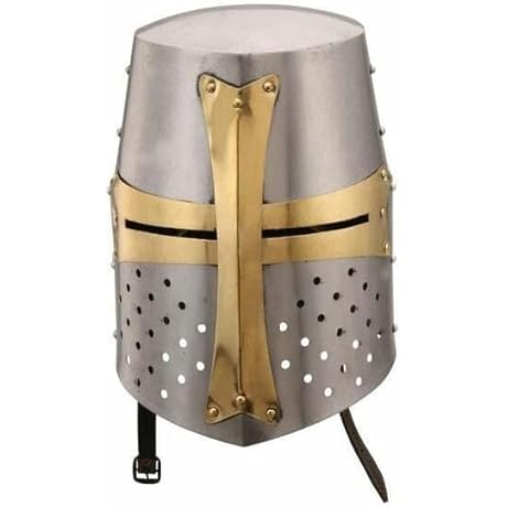 Historical Replica Knight Helmet Crusader Full Size Large Helmet