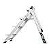 Little Giant Ladders, Jumbo Step, 4-Step, 3 foot, Step Stool, Aluminum, Type 1AA, 375 lbs weight rating, (11904), Gray