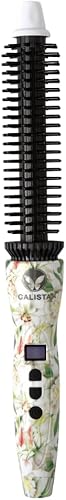 Calista Perfecter Pro Plus - Cepillo redondo calefactable, cepillo de peinado profesional, cerdas firmes sin quemaduras, tecnología iónica y