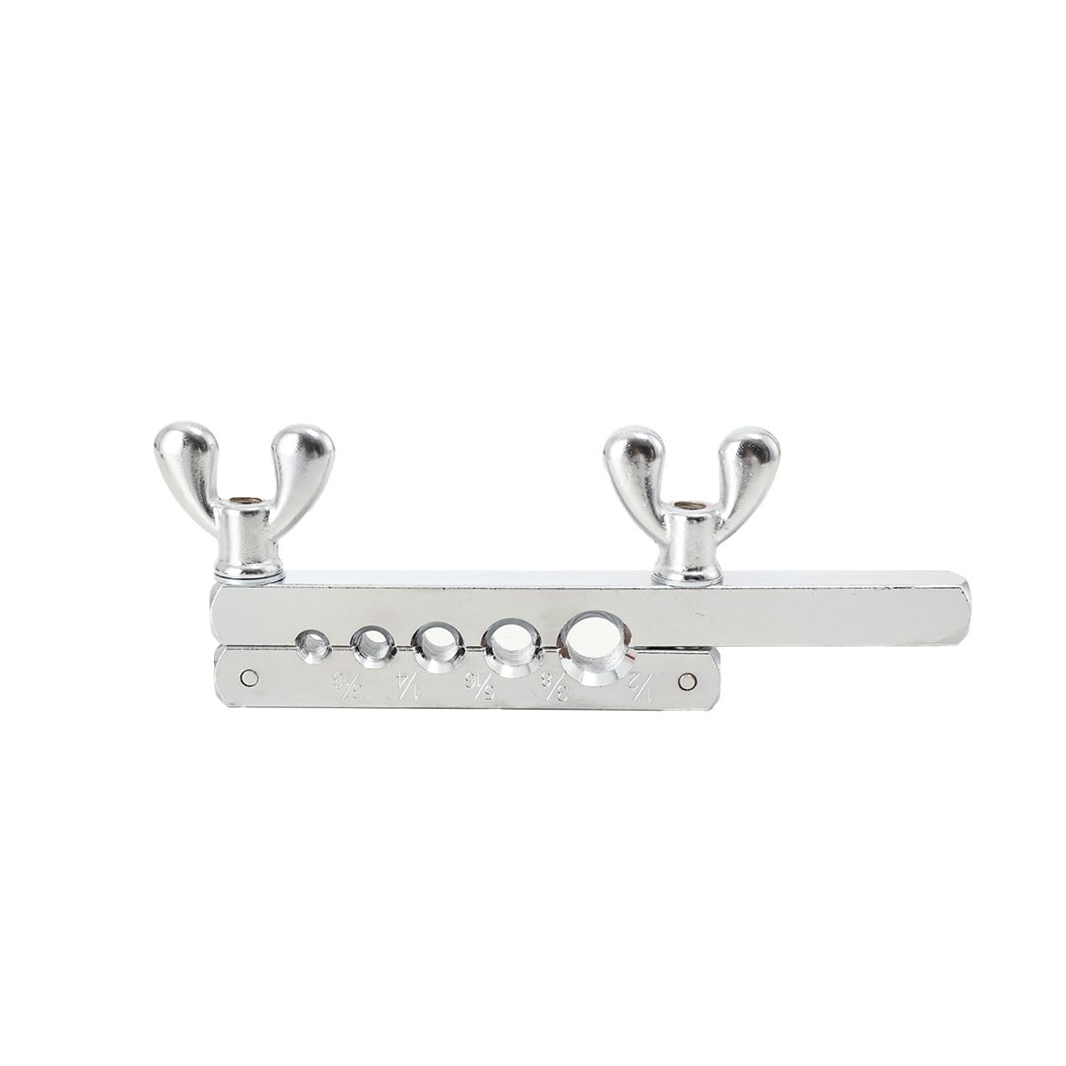 Kit di Attrezzi per l'Espansione di Tubazioni dei Freni, Taglierina per Tubi e Attrezzi Svasati, 5 Adattatori 3/16"-1/2", Compatibile Rame, Alluminio, Magnesio, Ottone e Acciaio Morbido