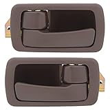 ECCPP Interior Door Handle Fit for 1992-1996 for Toyota for Camry Inner Replacement Front Rear Driver Left Passenger Right Door Handles 2pcs Brown 6920606011KO 80493 6920506011K0 80486 6920606011KO