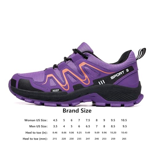 Waterproof Hiking Shoes Women Casual Lace-Up Non-Slip Lightweight Comfortable Running Tennis Fashion Sneakers for Women Walking Trekking Outdoor Shoes2