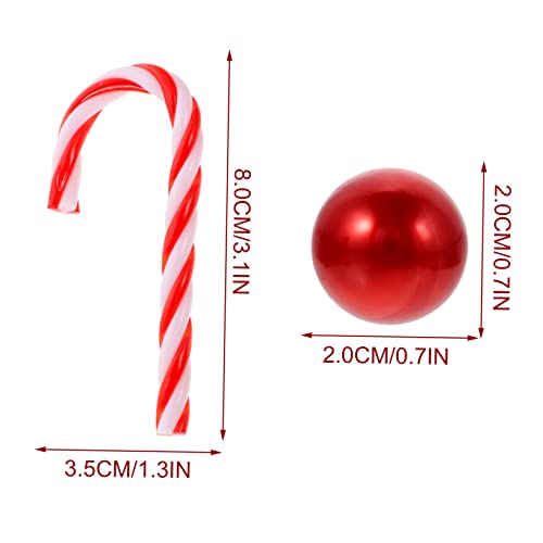 Jarrones navideños con 2 juegos de rellenos decorativos de cuentas y perlas para centros de mesa 5