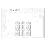 easydruck24de Schreibtischunterlage I Meine Woche 3-Jahres-kalender I 2022-2024 I DIN A2 I Schreib-Unterlage aus Papier zum Abreißen I Kalendarium I tr_078, DIN A2 2022-2024