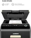 Locksworth-200-sheet Déchiqueteuse de papier micro-cut, P-5 Shredders de haute sécurité pour le bureau d'intérieur lourd service, document Shredter, bureau domiciliaire Shredster, 8.5 Capacité Gallon