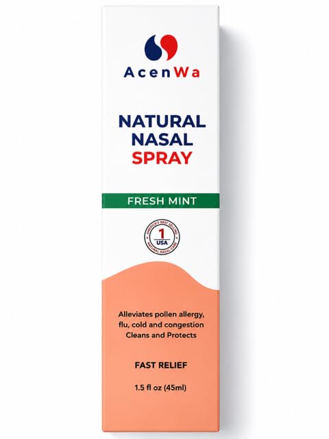All-Natural Nasal Spray, 12-Hour Fast Relief, for Sinus Relief, Colds, Congestion, Moisturizes and Clears, Nasal Decongestant for Adults & Kids, Fresh Mint, 1.5 Fl oz - Image 4