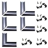 Muzata 5Pairs Led Channel Corner Connector kit L-Shape Adaptor for MUZATA U1SW U-Shape Black U Shape...
