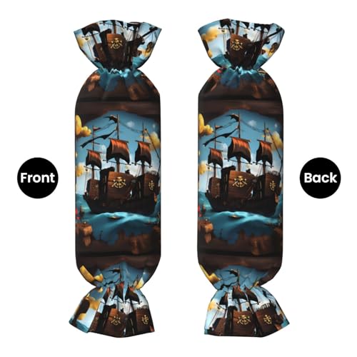 Almohada de espuma viscoelástica negra 62 cm x 25 cm miniatura 2