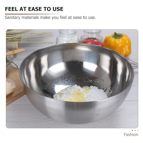Bowl redondo acero inoxidable 24 cm multifuncional cocina miniatura 3