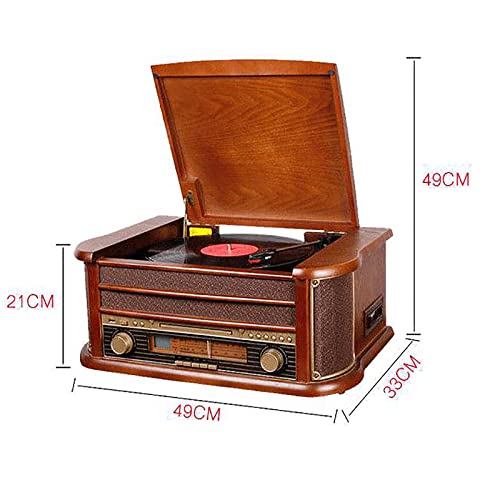 Tourne-Disque Vintage, Platine Vinyle Nostalgique pour Disque Vinyle avec Bluetooth, avec Lecteur CD, Cassette, Radio AM… - Les Beatles, Paul McCartney, John Lennon, RIngo Starr, George Harrison Tourne-Disque Vintage, Platine Vinyle Nostalgique pour Disque Vinyle avec Bluetooth, avec Lecteur CD, Cassette, Radio AM… – Image 5
