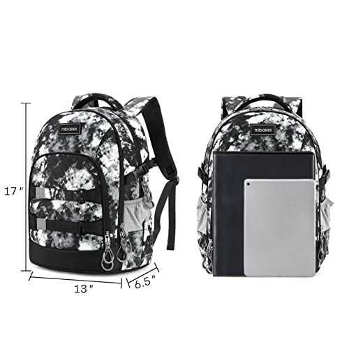 Mibasies Kids Backpack For Girls And Boys, Elementary Student Bookbag Middle School Bags(Marble Black) #TOP3