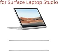 Vista 5 de Tiras de goma de repuesto para Microsoft Surface Laptop Studio 14.4 pulgadas, tiras de goma antideslizantes color gris