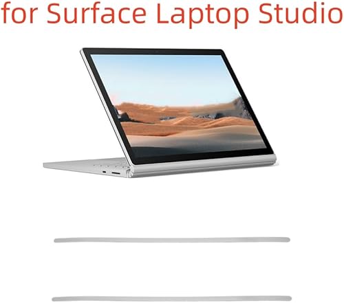 Miniatura 5 de Tiras de goma para pies de repuesto para Surface Laptop Studio de 14.4 pulgadas para funda inferior de laptop, tiras de goma antideslizantes para