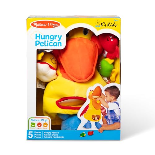 Melissa & Doug K's Kids Hungry Pelican Soft Baby Educational Toy - image 3