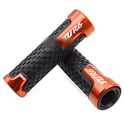 Poignées guidon Yamaha YZF-R6 1999-2018 caoutchouc anti-slip moto 22mm