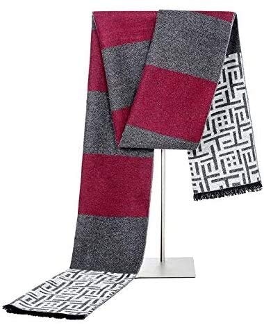 Écharpe foulard pour hommes et dame grand châle chaud automne hiver style cachemire