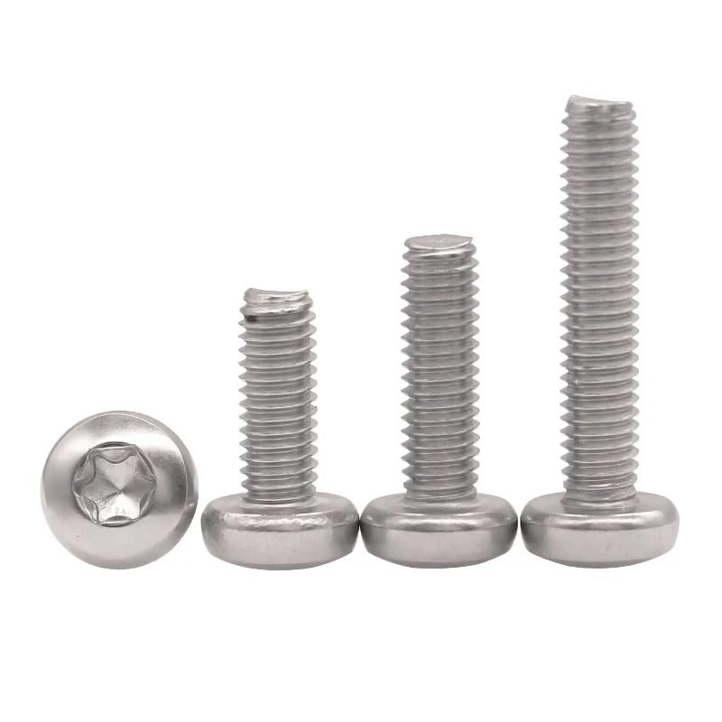 Titanium GR2 Torx Button Head Torx Screws Bolts 2# 4# 6# 8# 10# 1/4 (100,UNC 2#-56 x 1/2)