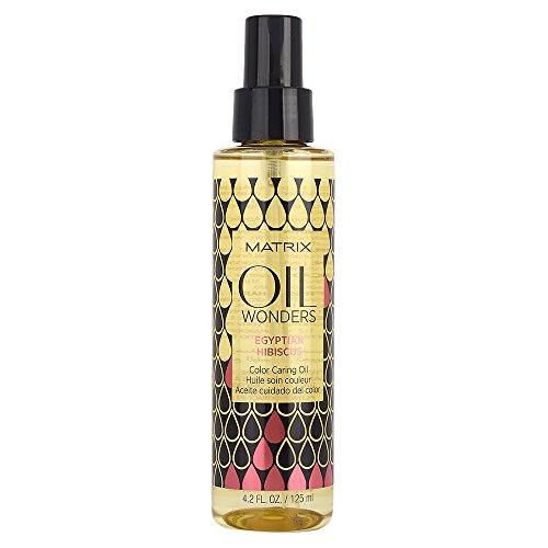 Matrix Oil Wonders Egyptian Hibiscus Color Caring Oil for Color Treated Hair, 4.2 Fl Oz