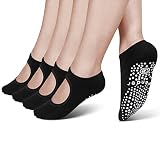 Yoga Socks Non Slip Skid Socks with Grips Pilates Ballet Barre Socks for Women